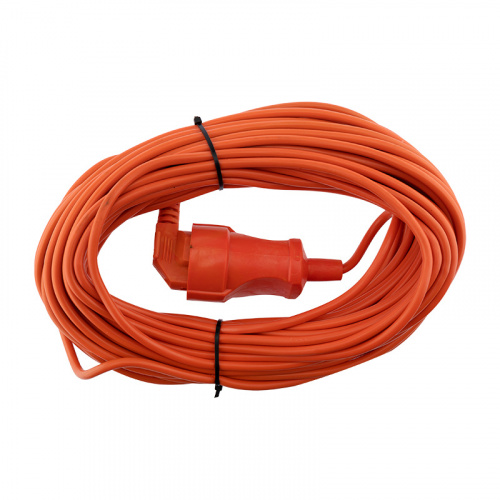 Удлинитель-шнур PROconnect ПВС 3х0.75, 20 м, с/з, 6 А, 1300 Вт, IP44, оранжевый (Сделано в России) (1/15) фото 2