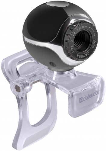 Веб-камера DEFENDER C-090, 0.3 Мп., USB 2.0, встроен. Микрофон, чёрная (1/50) (63090) фото 11