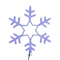 Фигура NEON-NIGHT "Снежинка" LED Светодиодная, без контр. размер 55*55см, "СИНЯЯ"  (1/10)