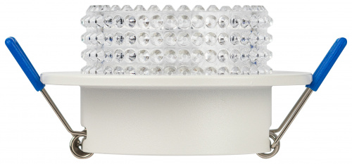 Светильник ЭРА встраиваемый декоративный DK109 WH/CL MR16 GU5.3 белый прозрачный (1/100) (Б0058406) фото 5