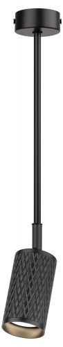 Светильник ЭРА накладной настенно-потолочный спот OL45 BK MR16 GU10 IP20 черный (1/40) (Б0058498)