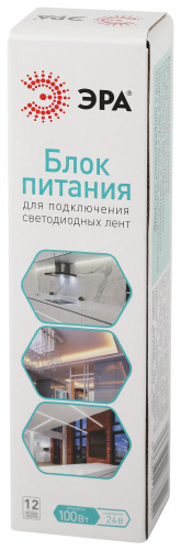Блок питания ЭРА LP-LED для светодиодной ленты 100W-IP20-24V-S (1/70) (Б0061130) фото 4