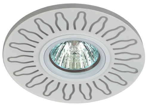 Светильник ЭРА DK LD31 WH декор cо светодиодной подсветкой MR16, 220V, max 11W, белый фото 4