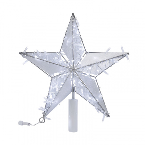 Фигура светодиодная NEON-NIGHT «Звезда» 50 см, 80 светодиодов, с трубой и подвесом, цвет свечения белый  (1/1)