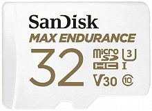 MicroSD  32GB  SanDisk Class 10 Max Endurance UHS-I V30 U3 (100 Mb/s) + SD адаптер