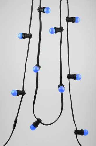 Лампа светодиодная ЭРА STD ERABL45-E27 E27 / E27 1Вт шар синий для белт-лайт (1/100) (Б0049573) фото 7