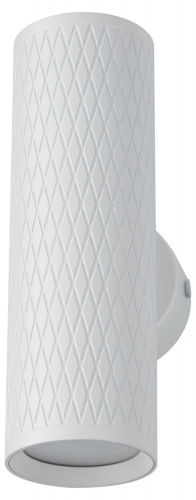 Светильник ЭРА настенный декоративный WL46 WH под лампы MR16 GU10 12Вт белый IP20 для интерьера стен (1/40) (Б0058501) фото 2