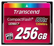 Карта памяти CF  Transcend 256GB  (800x) (TS256GCF800)