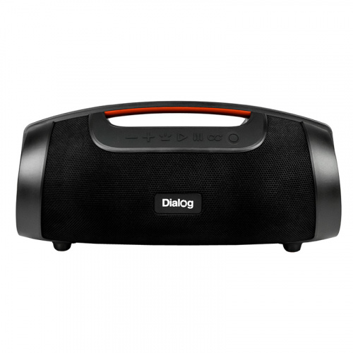 Портативная акустика Dialog Progressive AP-30, 1.0, 40W RMS, Bluetooth, USB reader, LED, черный фото 6