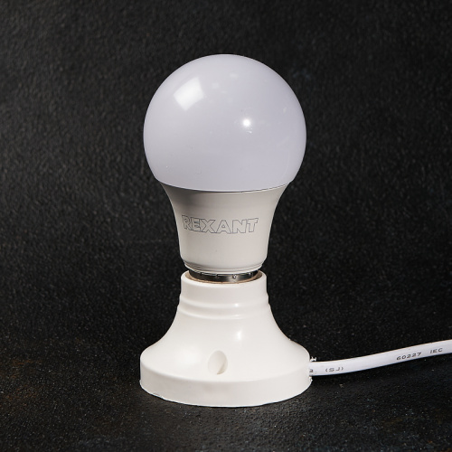 Лампа светодиодная REXANT Груша A60 11,5 Вт E27 1093 лм 6500 K холодный свет (1/10/100) фото 6