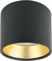 Светильник ЭРА подвесной накладной под лампу Подсветка декоративная GX53, алюминий, цвет черный+золото (40/800) OL8 GX53 BK/GD