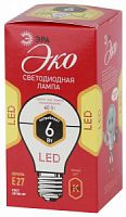 Лампа светодиодная ЭРА RED LINE LED A55-6W-827-E27 E27 / Е27 6Вт груша теплый белый свет (1/100) (Б0028008)