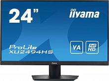 Монитор Iiyama 23.8" ProLite XU2494HS-B2 черный VA LED 4ms 16:9 DVI HDMI M/M матовая 3000:1 250cd 178гр/178гр 1920x1080 DP FHD 6.4кг