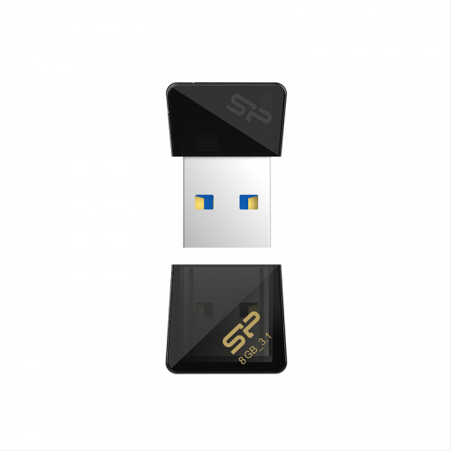 Флеш-накопитель USB 3.0  8GB  Silicon Power  Jewel J08  чёрный (SP008GBUF3J08V1K) фото 3