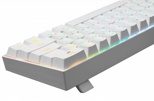 Клавиатура беспроводная REDRAGON Draconic RU,RGB, bluetooth 5.0, белая (1/20) (77810) фото 6
