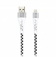Кабель Smartbuy USB -8pin CHESS серый, 2 А, 1 м (ik-512CSS gray)