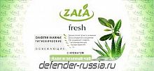Салфетки влажные гигиенические ZALA ZL 11300 12 шт, освежающие, алое+зеленый чай (1/250)
