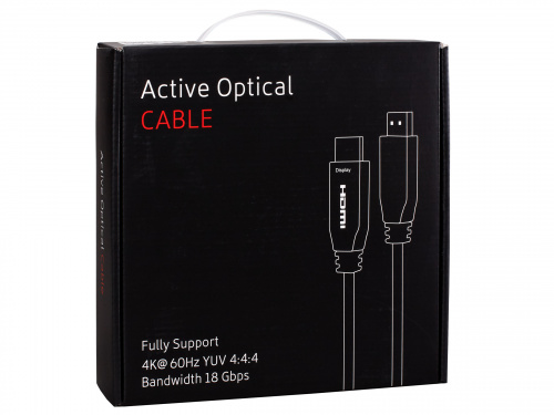 Активный оптический кабель HDMI 19M/M,ver. 2.0, 4K@60 Hz 20m Telecom <TCG2020-20M> (1/20) фото 4