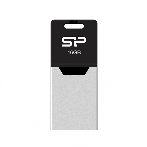 Флеш-накопитель USB  16GB  Silicon Power  Mobile X20  OTG  (USB/microUSB) (SP016GBUF2X20V1K)