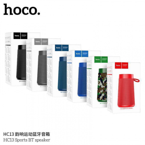 Колонка портативная HOCO HC13, Sports, Bluetooth, цвет: синий, тёмный (1/30) (6931474769565)