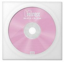 Диск MIREX DVD+RW 4,7 Гб 4x в бумажном конверте с окном (150)