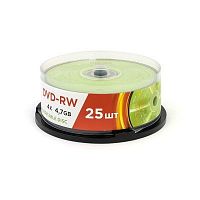 Диск MIREX DVD-RW 4X 4,7GB Cake box 25 (25/300) (UL130032A4M)