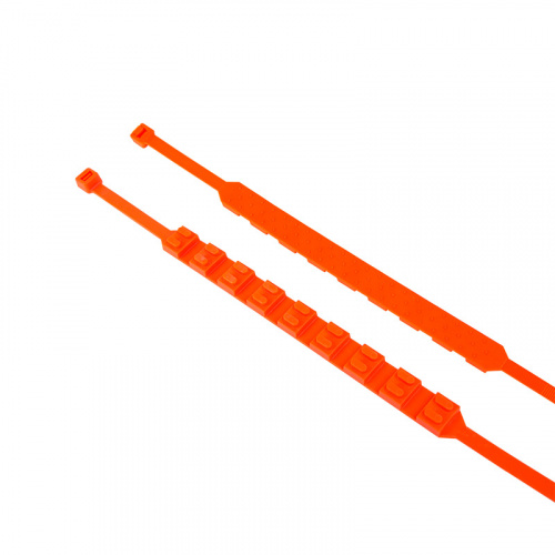 Хомут противоскольжения 900x9 мм (высота 10мм) оранжевый REXANT (10/500) (07-7020) фото 2
