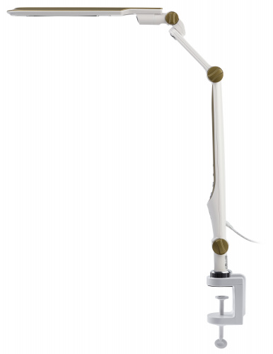 Светильник настольный ЭРА NLED-496-12W-G светодиодный на струбцине золото (1/12) фото 5