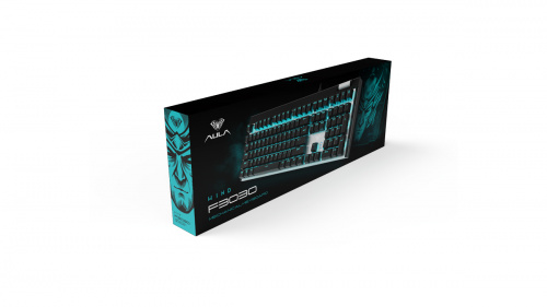 Клавиатура механическая игровая AULA F3030 RGB подсв,2-х цв.лит.клав,Кн.108 кл, черный (1/10) (80001702) фото 2