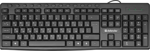 Клавиатура Defender Action HB-719 RU, проводная,мультимедиа, черный (1/20) (45719)