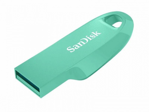 Флеш-накопитель USB 3.2  32GB  SanDisk  Ultra Curve  зелёный (SDCZ550-032G-G46G)