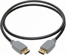 Кабель аудио-видео Tripplite HDMI (m)/HDMI (m) 0.9м. Позолоченные контакты черный/серый (P568-003-2A)