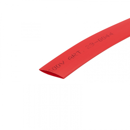 Трубка термоусаживаемая 8,0/4,0 мм красная, ролик 2,44 м REXANT (1) фото 2