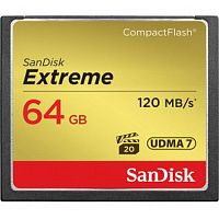 CF  SanDisk  Extreme  64GB  (120/85 MB/s)
