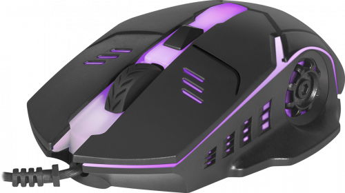 Мышь Defender Ultra Matt MB-470, черный, USB, 7 цветов подсветки, 4 кн., 800-1000dpi (1/40) (52470) фото 6