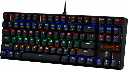 Клавиатура механическая игровая Redragon Kumara, USB, Rainbow, Full Anti-Ghosting, черный (1/10) (74882) фото 3