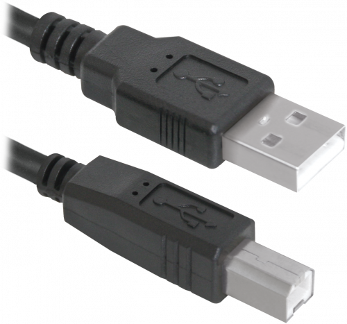 Кабель DEFENDER USB04-06, USB 2.0, AM-BM, 1.8 м., пакет (1/50/250) (83763) фото 2