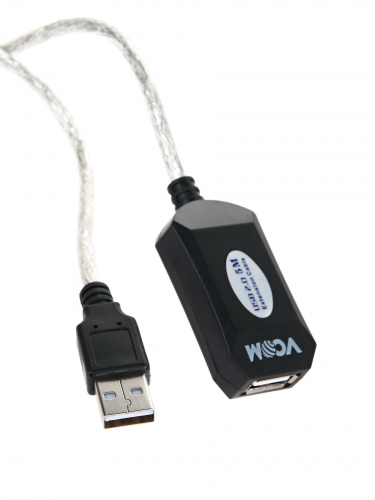 Кабель-адаптер USB2.0-repeater, удлинительный активный <Am-->Af> 5м VCOM <VUS7049-5M> (1/30)