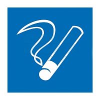 Табличка ПВХ информационный знак «Место курения» 200х200мм REXANT (1/10)