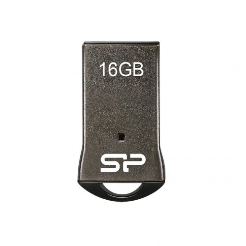 Флеш-накопитель USB  16GB  Silicon Power  Touch T01  чёрный (SP016GBUF2T01V1K)