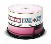 Диск MIREX DVD+RW 4,7 Гб 4X Cake box 50 (50/300)