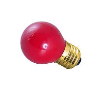 Лампа накаливания NEON-NIGHT Е27 10 Вт красная колба (10/100)