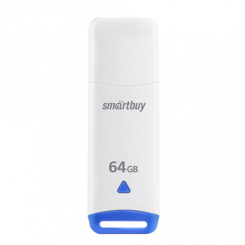 Флеш-накопитель USB  64GB  Smart Buy  Easy   белый (SB064GBEW)