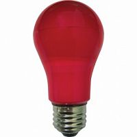 Лампа светодиодная ECOLA classic color 8,0W A55 220V E27 Red Красная 360° (композит) 108x55 (10/50)