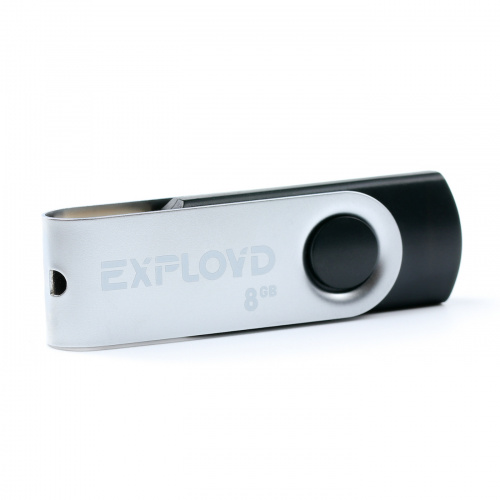 Флеш-накопитель USB  8GB  Exployd  530  чёрный (EX008GB530-B) фото 3