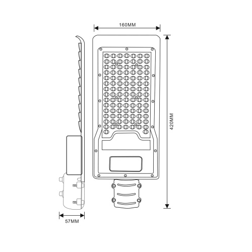 Уличный светильник ЭРА SPP-502-0-50K-100 100Вт 5000K IP65 (1/10)