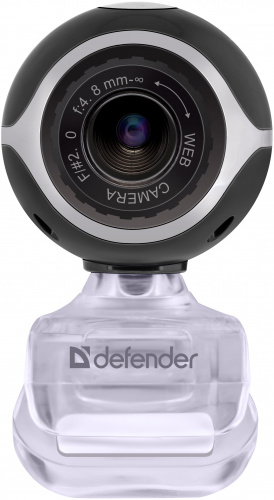 Веб-камера DEFENDER C-090, 0.3 Мп., USB 2.0, встроен. Микрофон, чёрная (1/50) (63090) фото 5