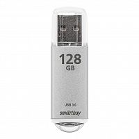 Флеш-накопитель USB 3.0  128GB  Smart Buy  V-Cut  серебро (SB128GBVC-S3)