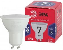 Лампа светодиодная ЭРА MR16 7W-865-GU10 R (диод, софит, 7Вт, хол, GU10) (10/100/4800)
