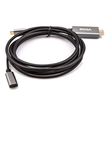 Кабель-адаптер USB 3.1 Type-Cm --> HDMI A(m) 4K@60Hz, 1.8m , PD, Alum Shell,VCOM <CU423MCPD-1.8M>(1/75) фото 6